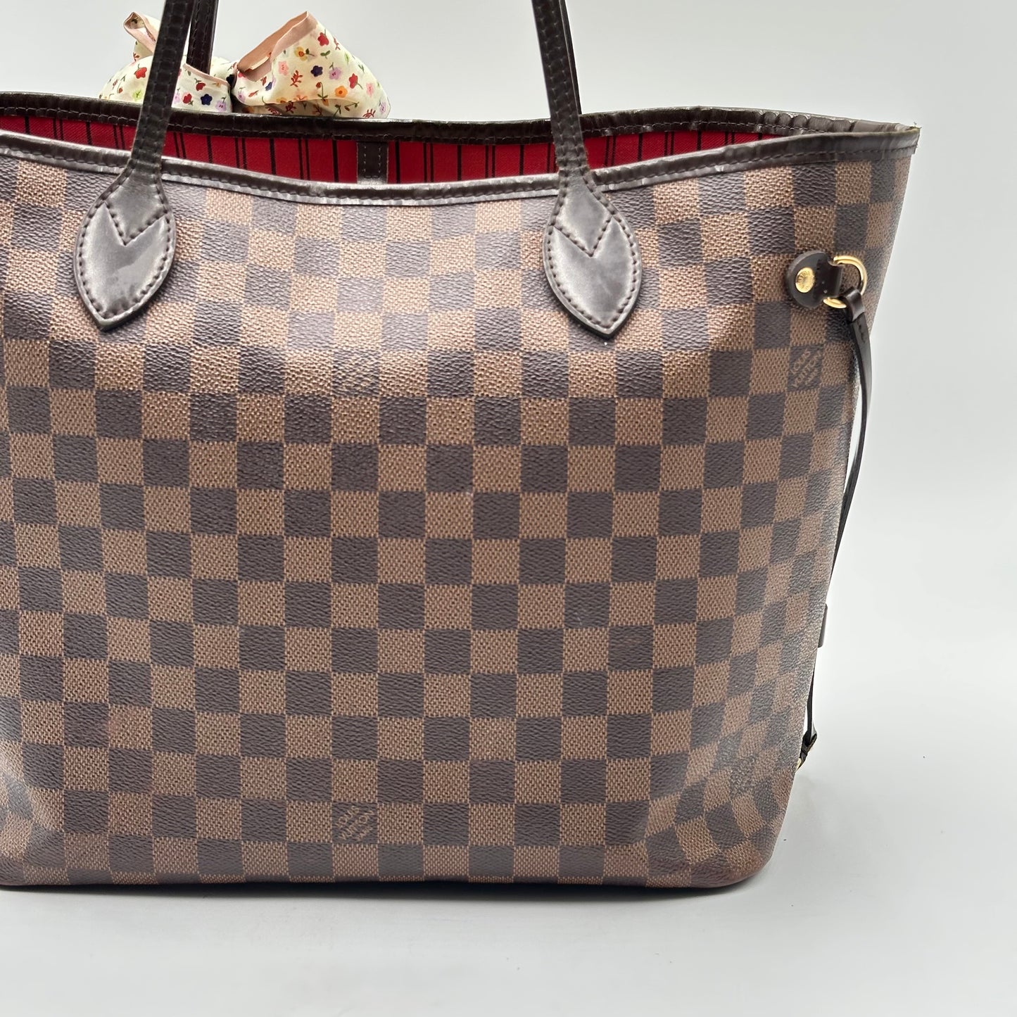 Authentic Louis Vuitton 2014 Damier Ebene Neverfull MM