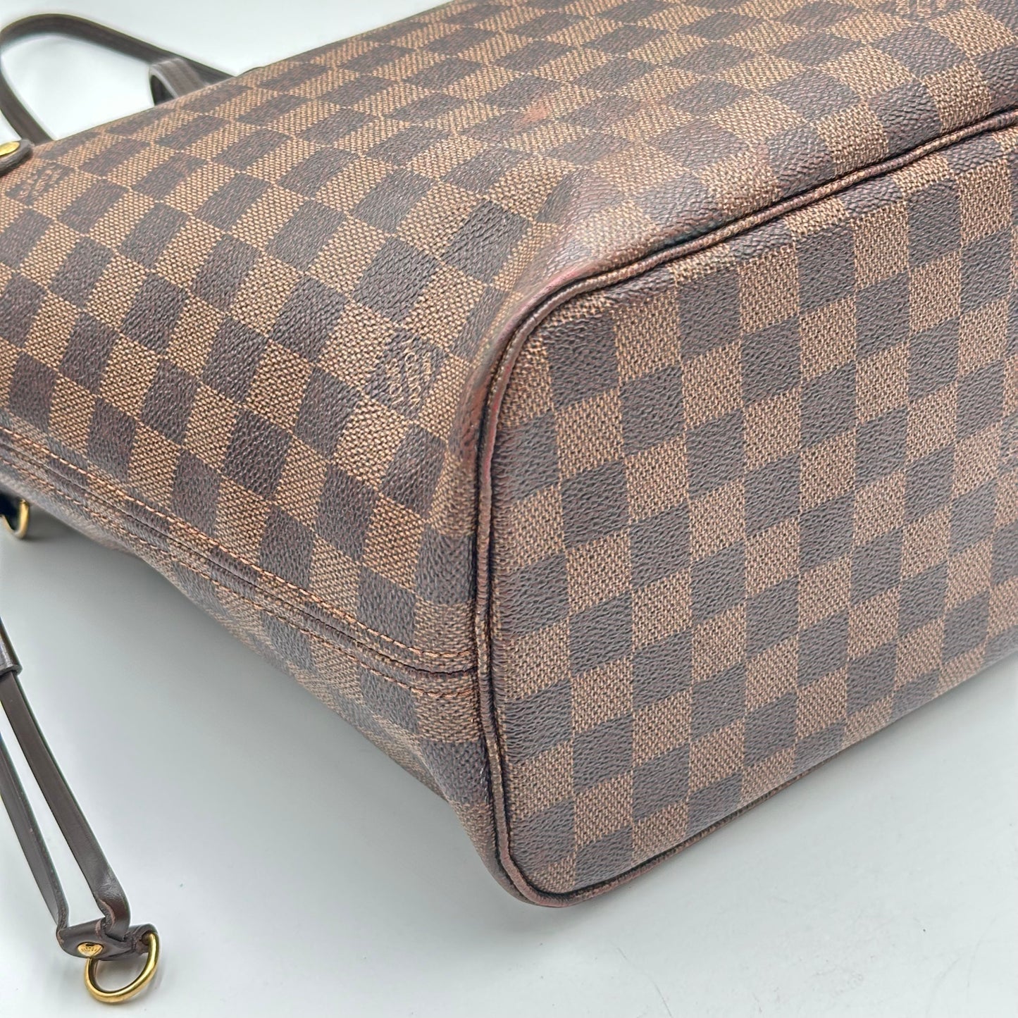 Authentic Louis Vuitton 2014 Damier Ebene Neverfull MM