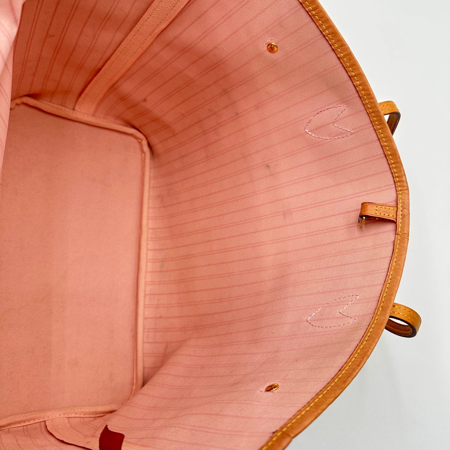 Authentic Louis Vuitton 2019 Damier Azur Neverfull MM Tote Handbag with Dust Bag