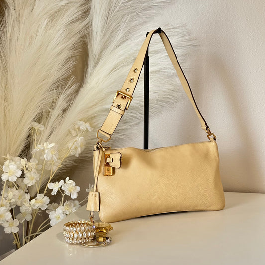 Authentic PRADA Saffiano Daino Shoulder Bag