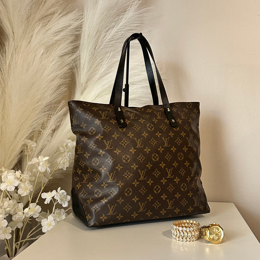 Authentic Louis Vuitton 1999 Monogram Cabas Mezzo Tote