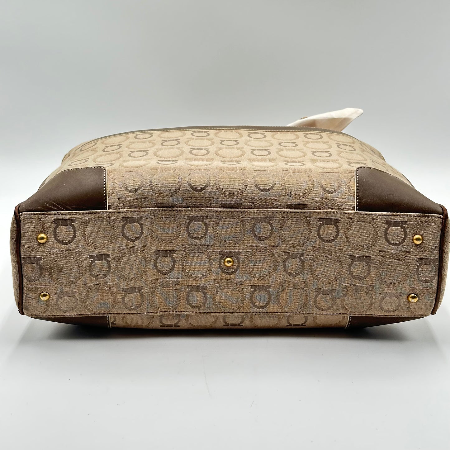 Authentic Ferragamo Gancini Large Tote