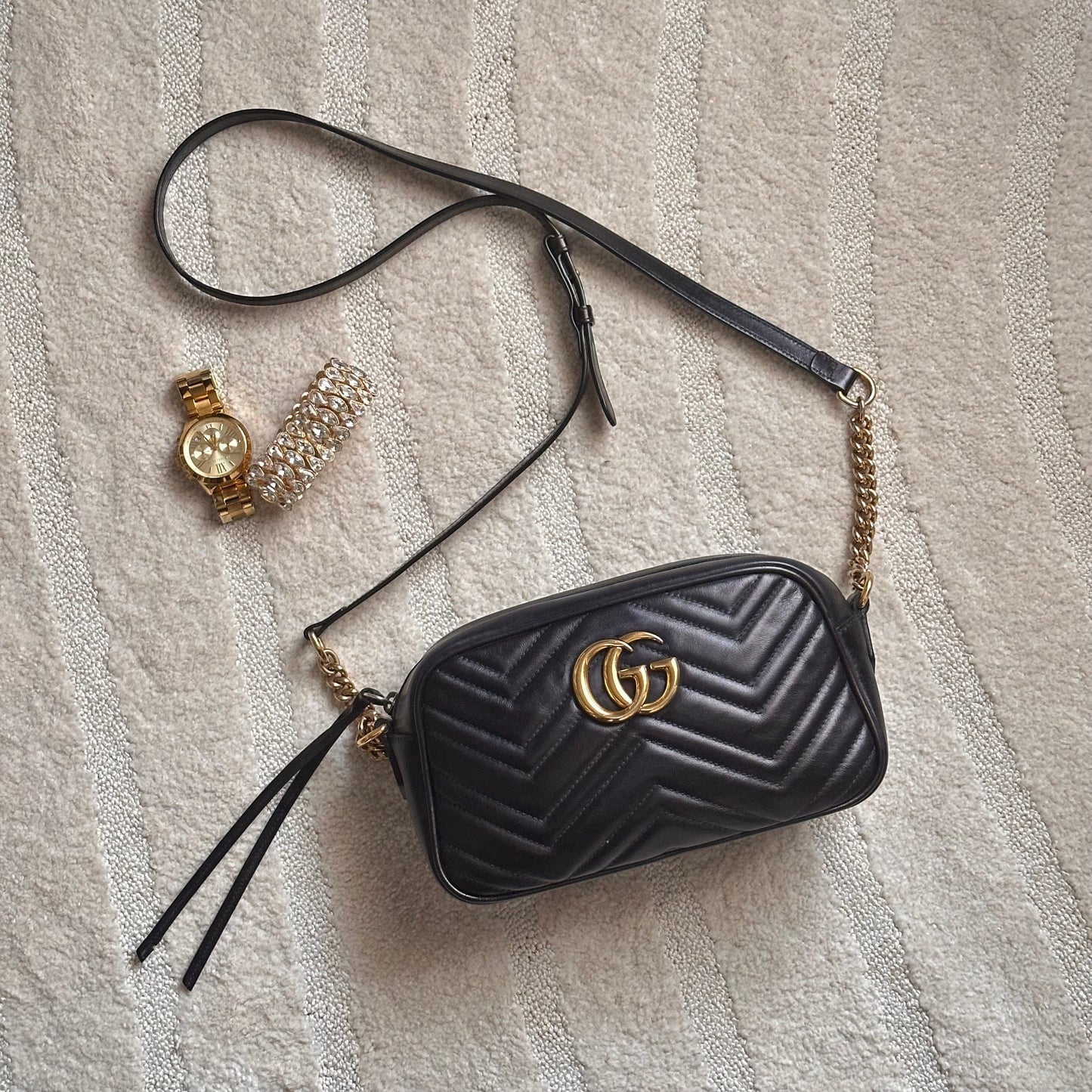 Authentic GUCCI Marmont Camera Crossbody