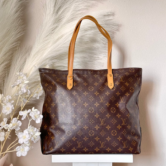 Authentic Louis Vuitton 1999 Monogram Cabas Mezzo Tote