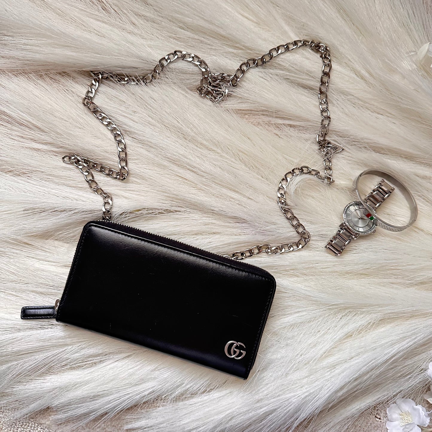 Authentic GUCCI Marmont Full Zip Wallet