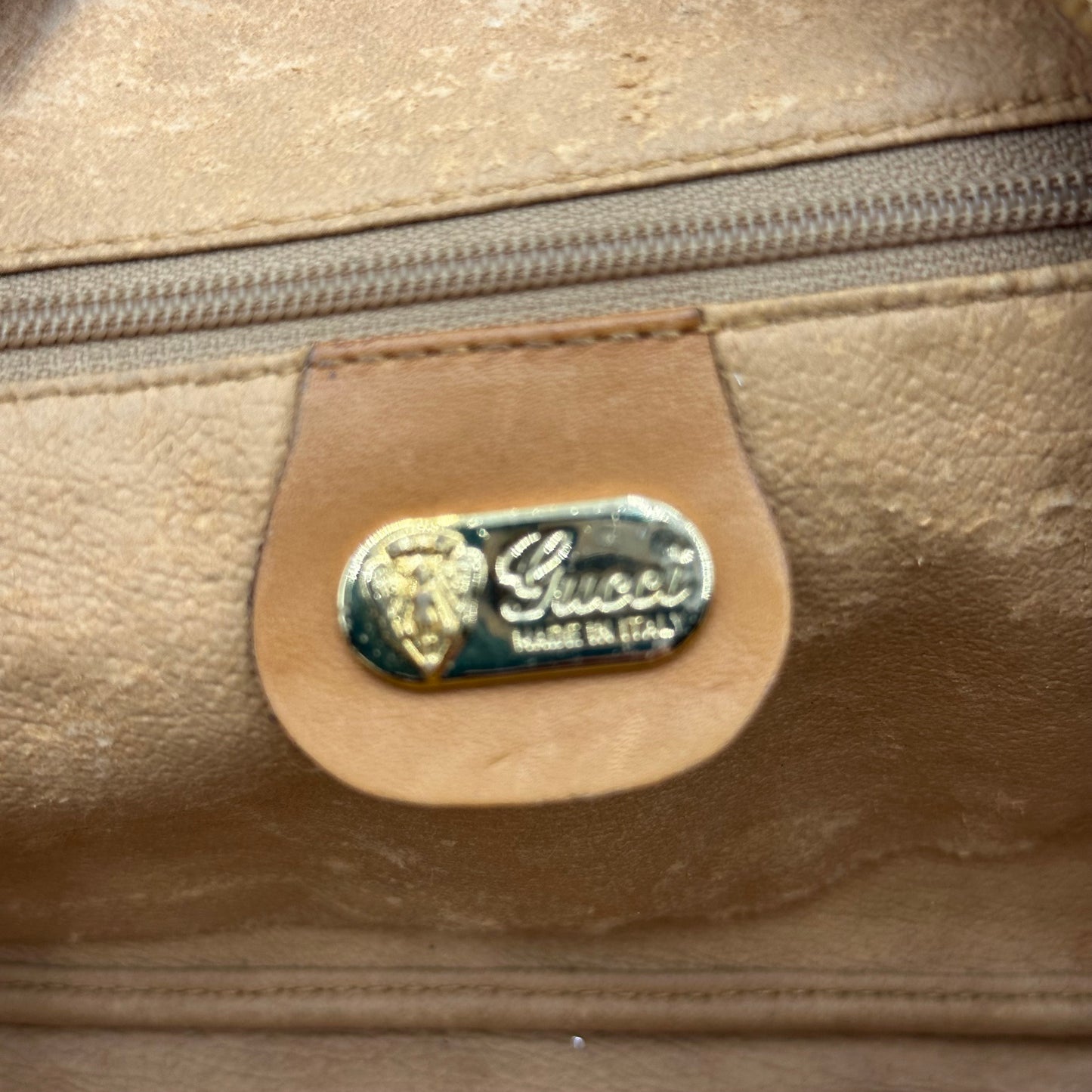 Authentic GUCCI White Micro GG Canvas Crossbody