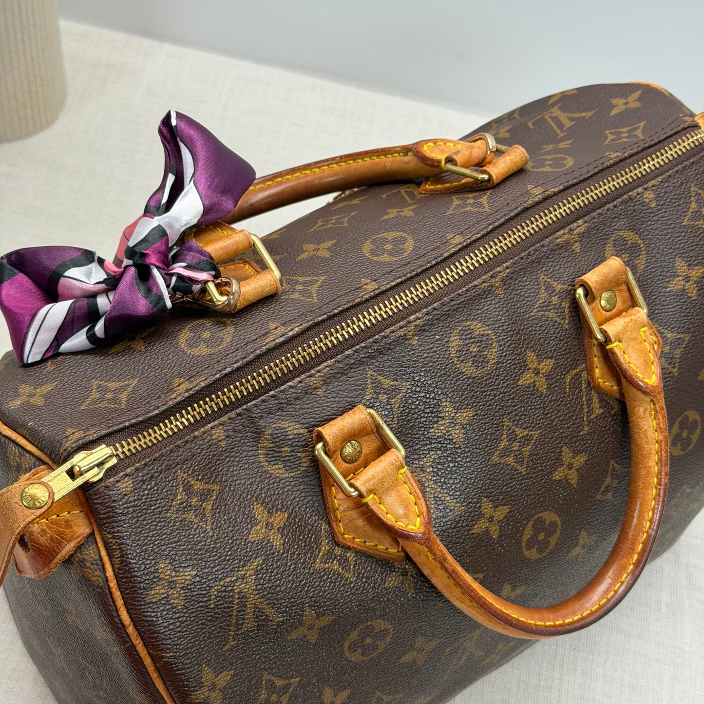 Authentic Louis Vuitton 2000 Monogram Speedy 30