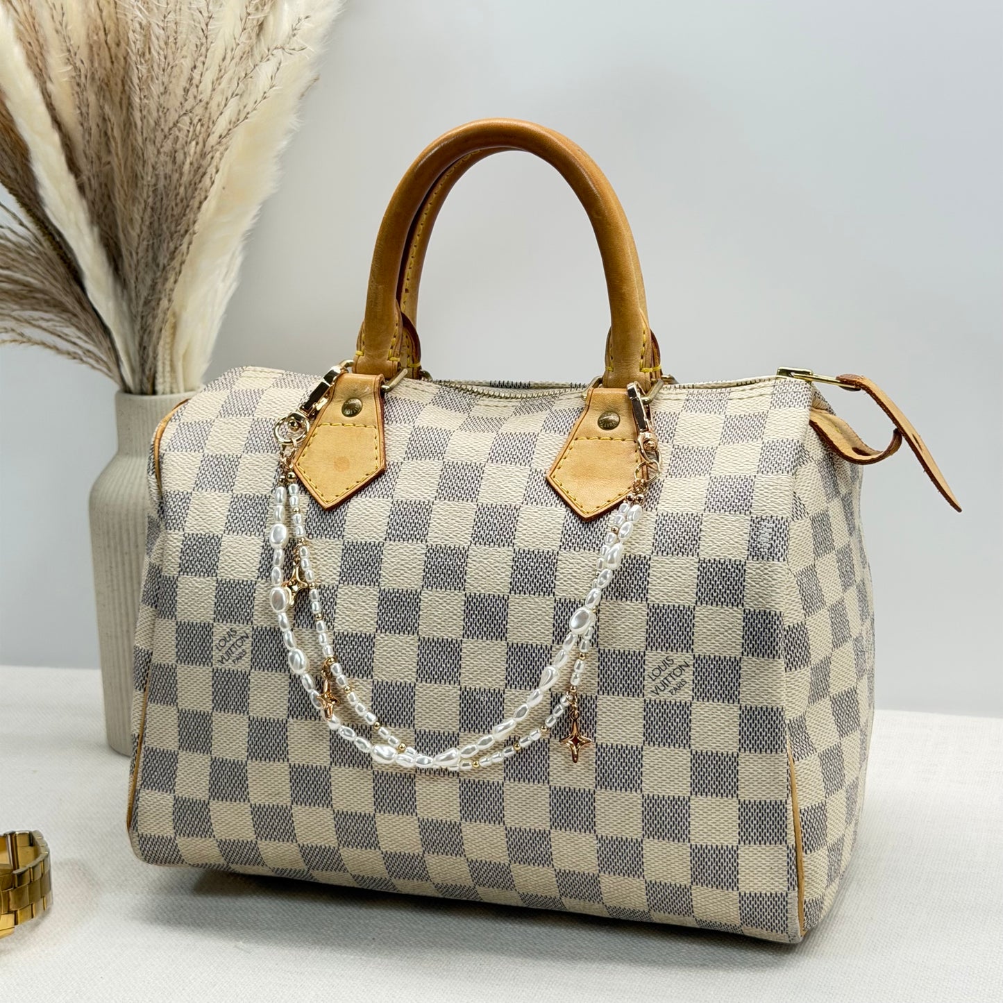 Authentic Louis Vuitton 2007 Damier Azur Speedy 25
