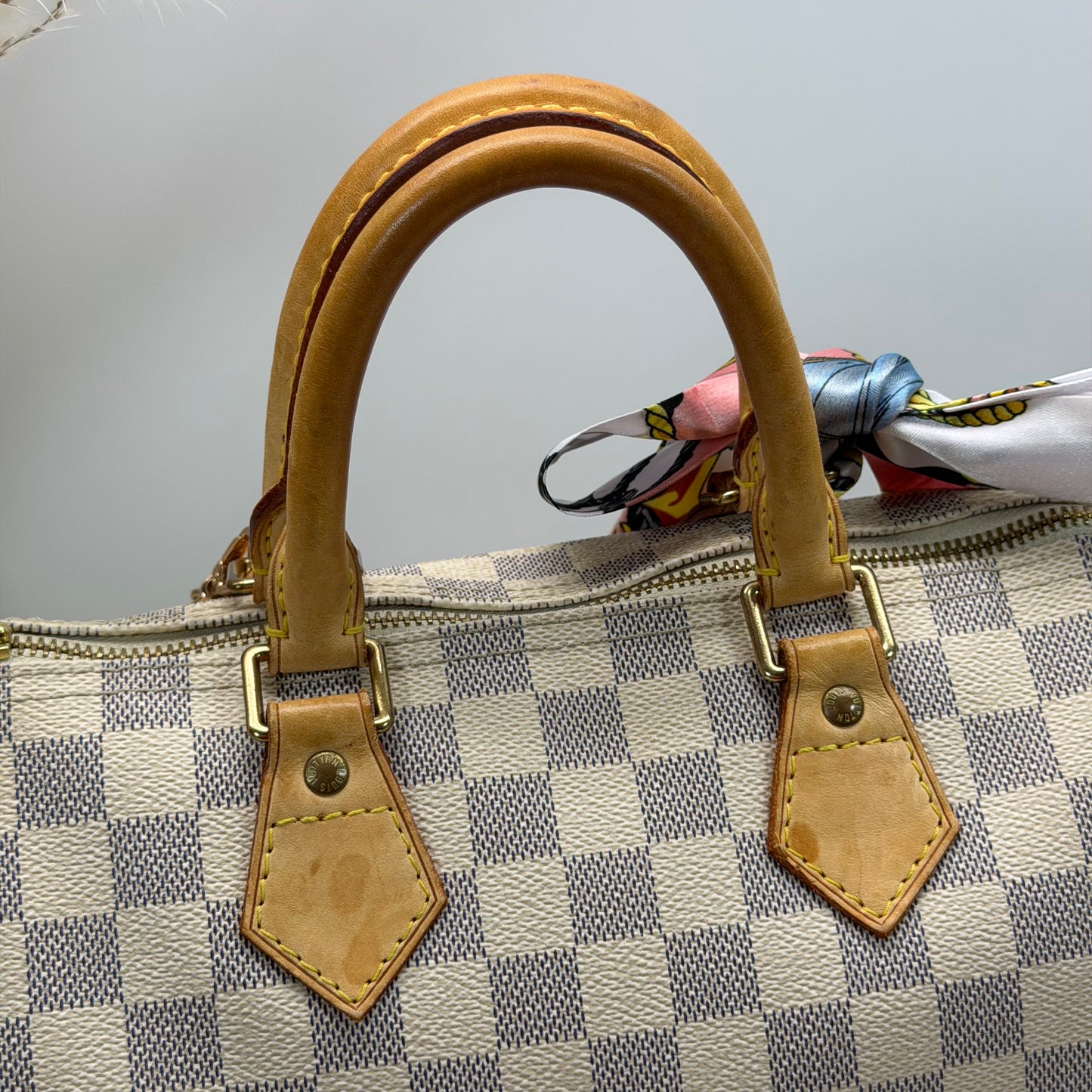 Authentic Louis Vuitton 2007 Damier Azur Speedy 25