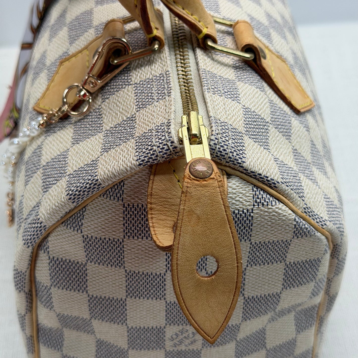 Authentic Louis Vuitton 2007 Damier Azur Speedy 25