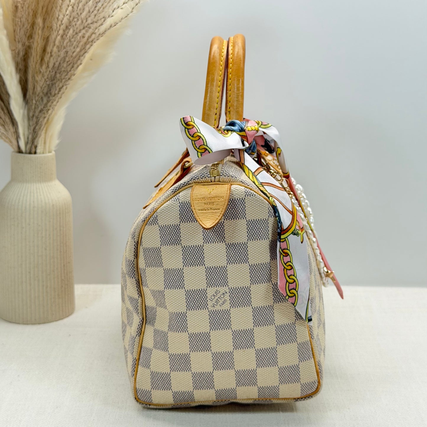 Authentic Louis Vuitton 2007 Damier Azur Speedy 25
