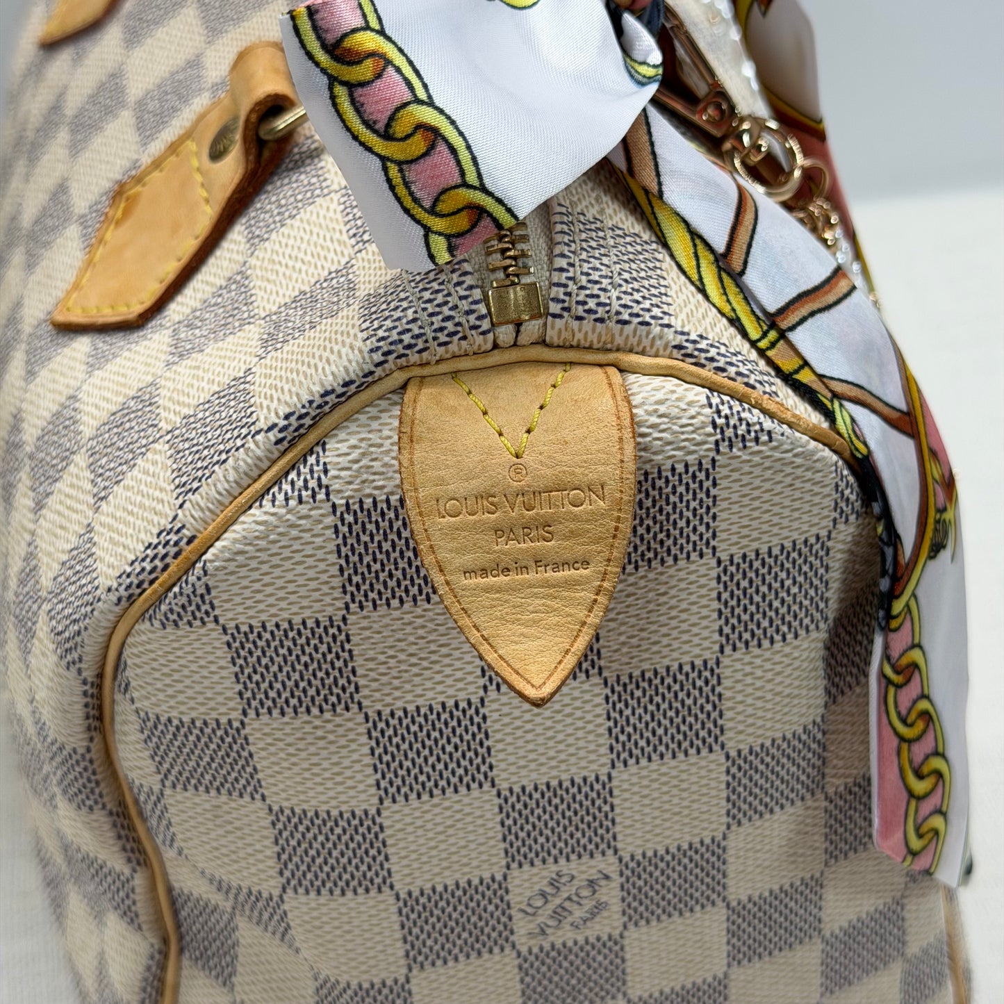 Authentic Louis Vuitton 2007 Damier Azur Speedy 25