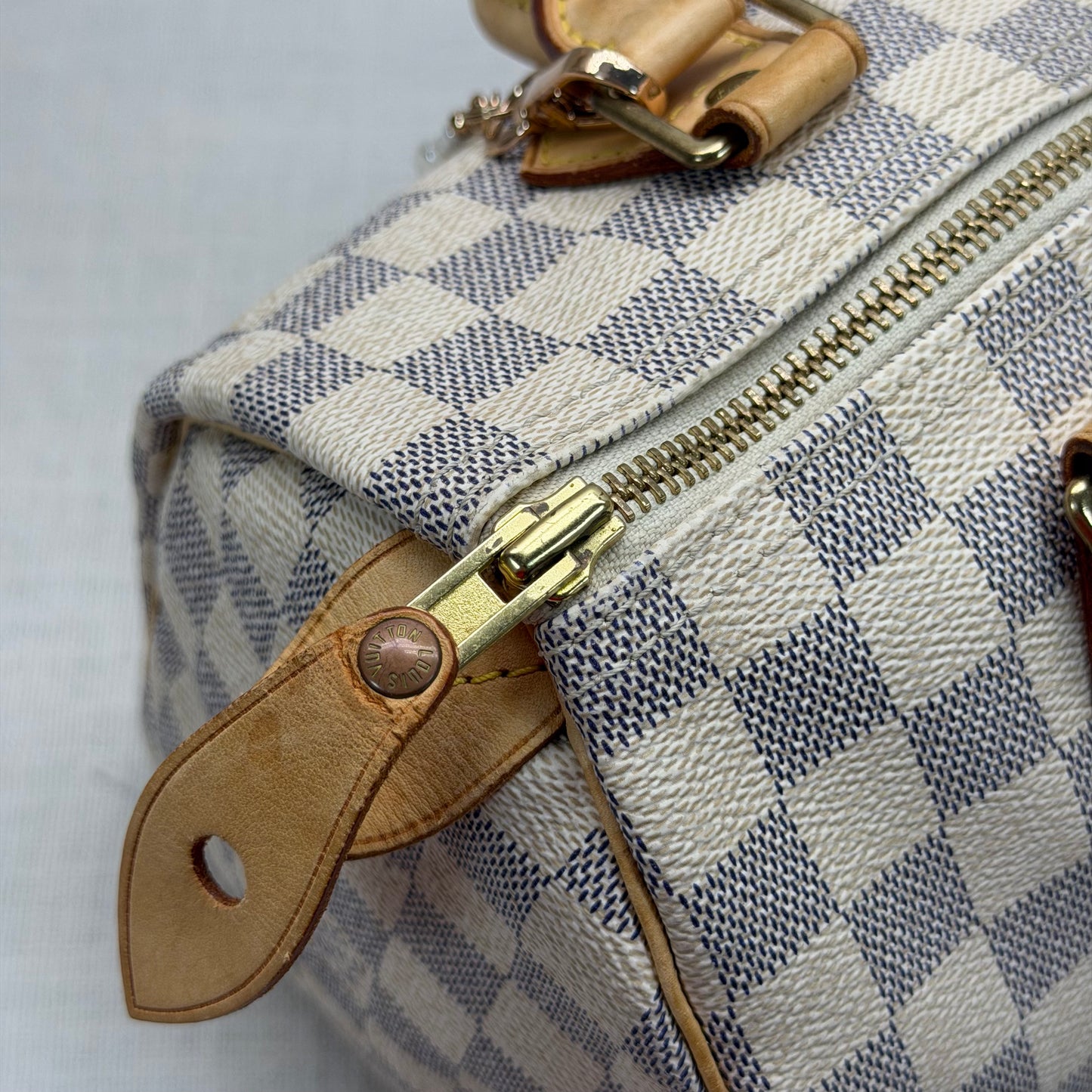 Authentic Louis Vuitton 2007 Damier Azur Speedy 25