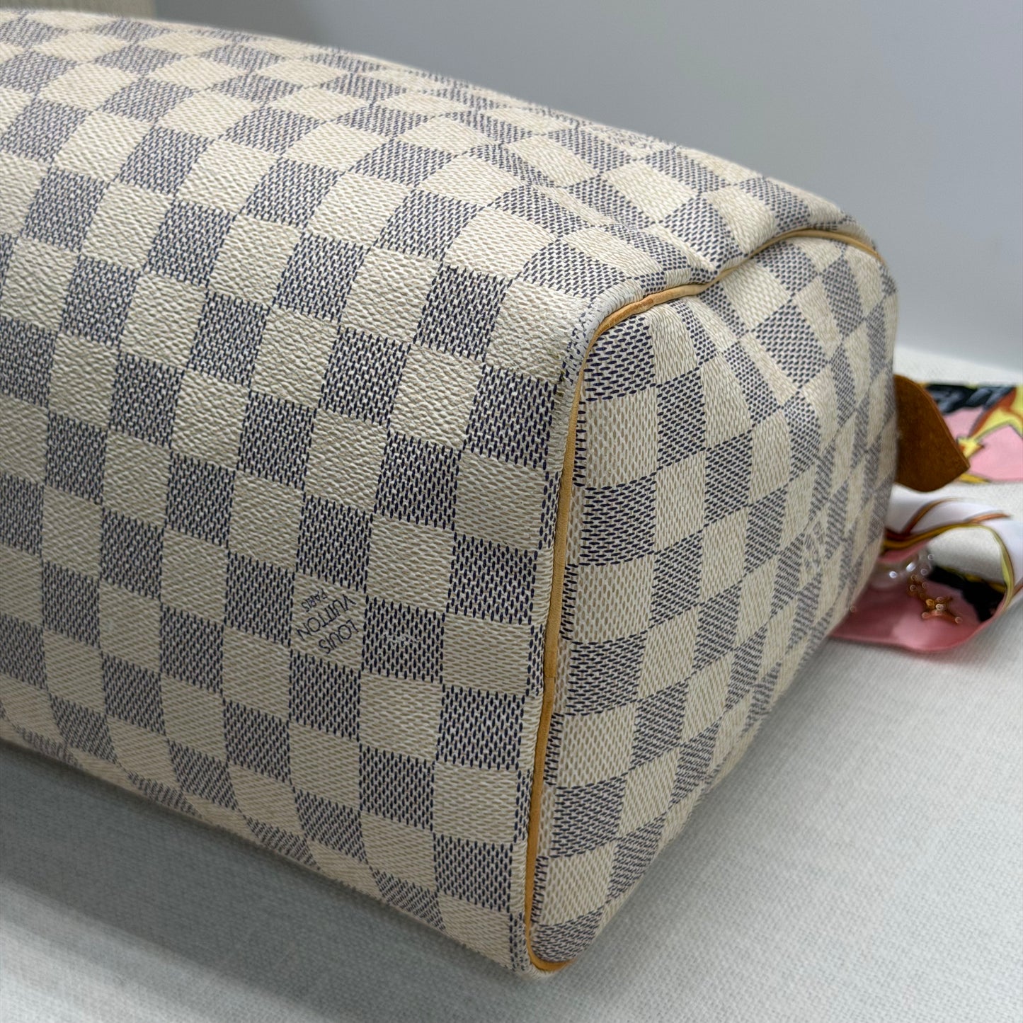 Authentic Louis Vuitton 2007 Damier Azur Speedy 25