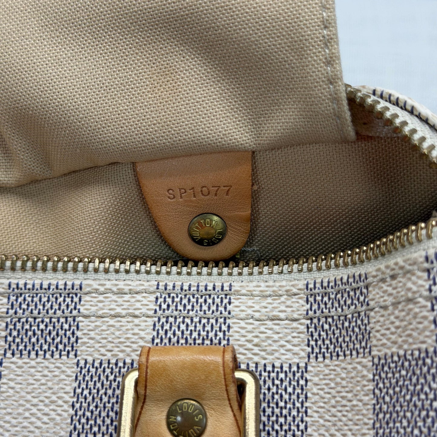 Authentic Louis Vuitton 2007 Damier Azur Speedy 25