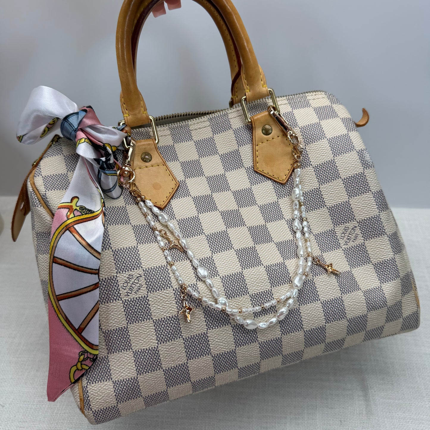 Authentic Louis Vuitton 2007 Damier Azur Speedy 25