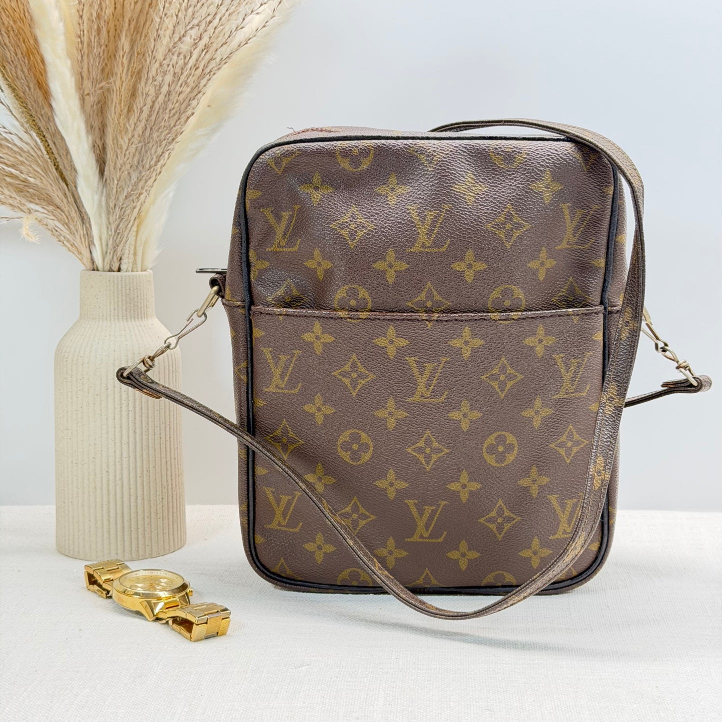 Authentic Louis Vuitton Vintage Monogram Marceau Crossbody