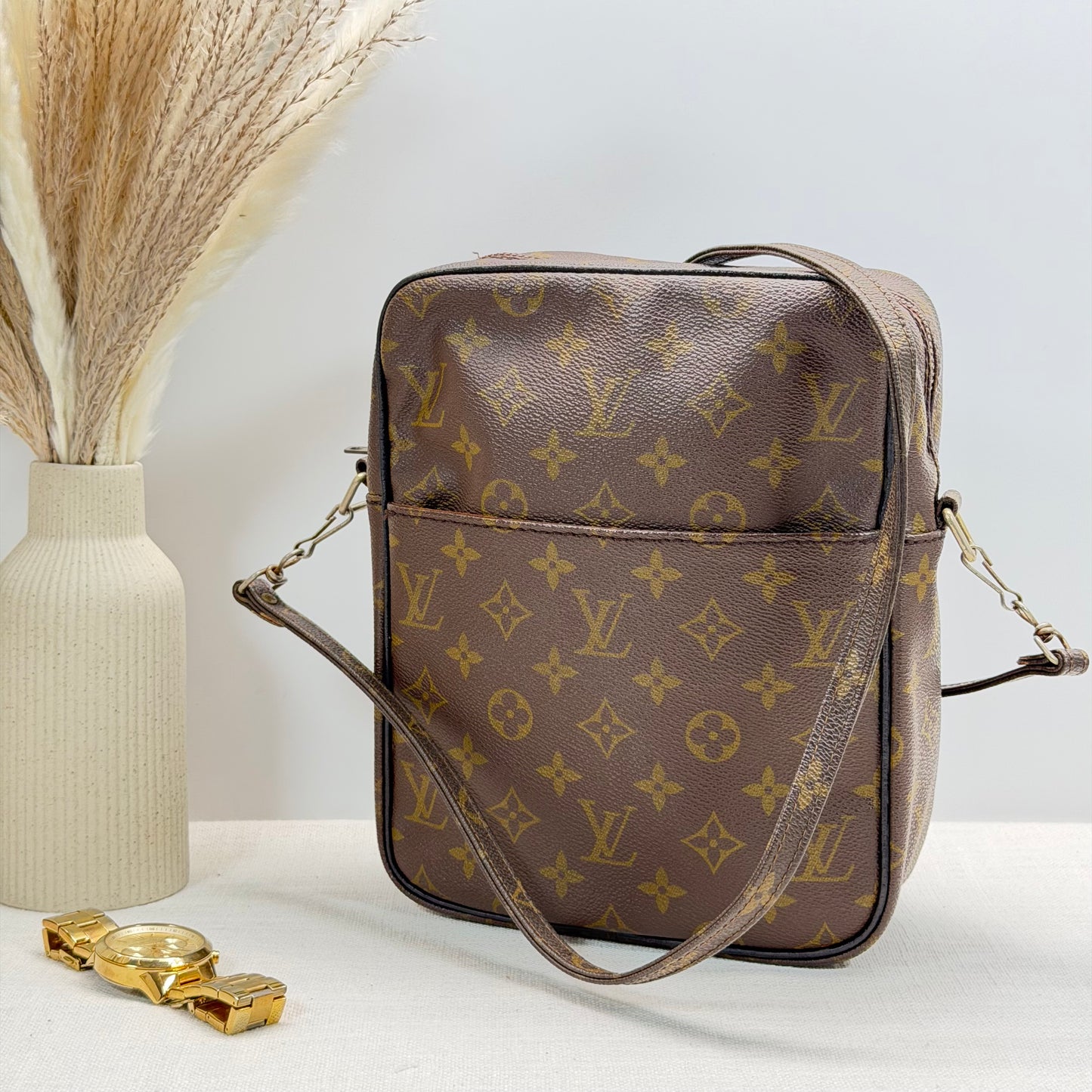 Authentic Louis Vuitton Vintage Monogram Marceau Crossbody