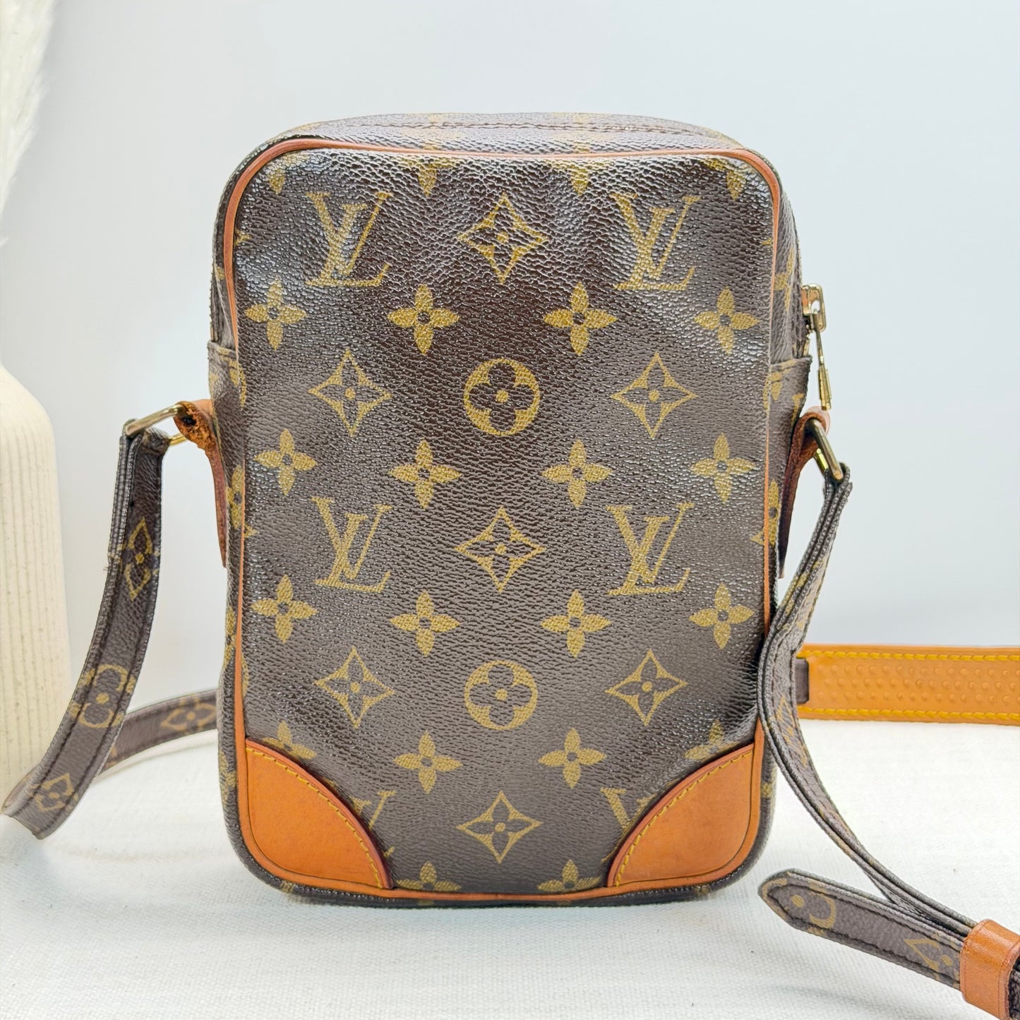 Authentic Louis Vuitton 1988 Monogram Danube MM Crossbody