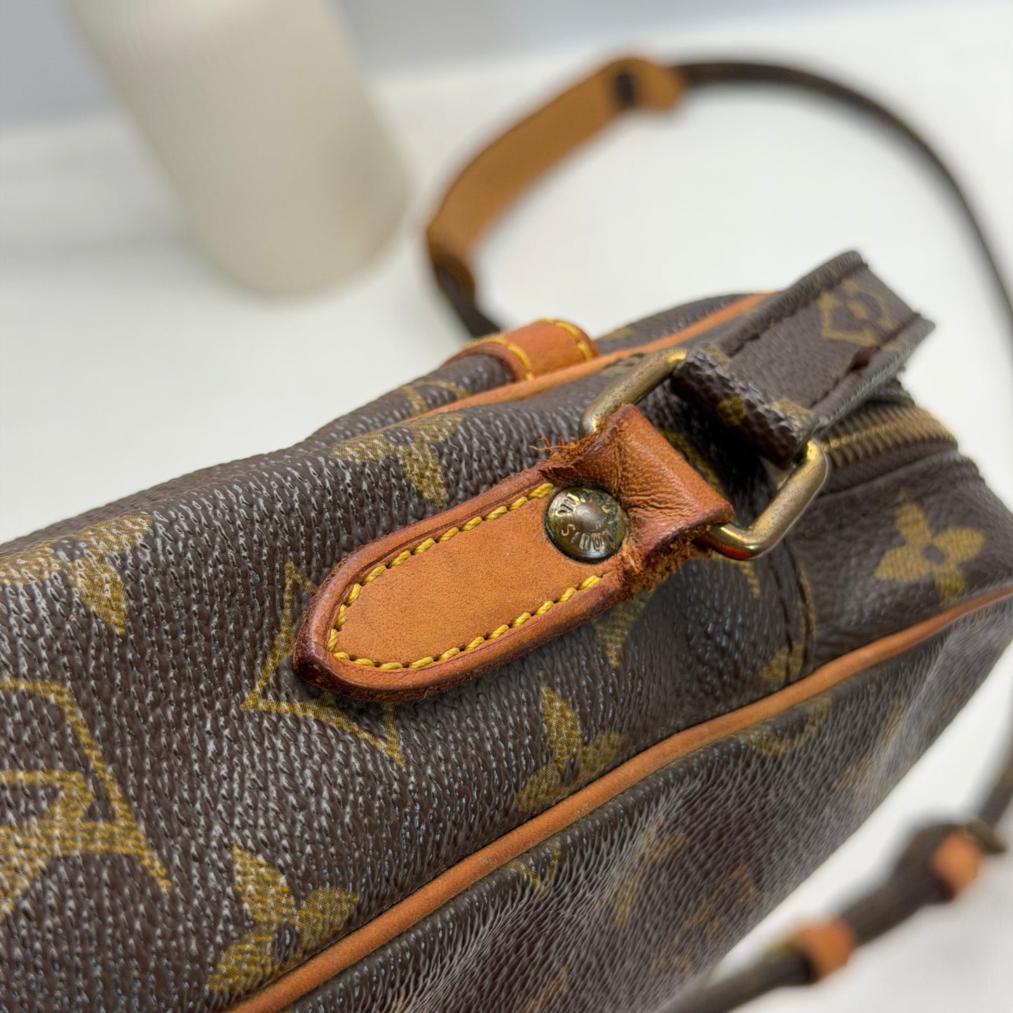 Authentic Louis Vuitton 1988 Monogram Danube MM Crossbody