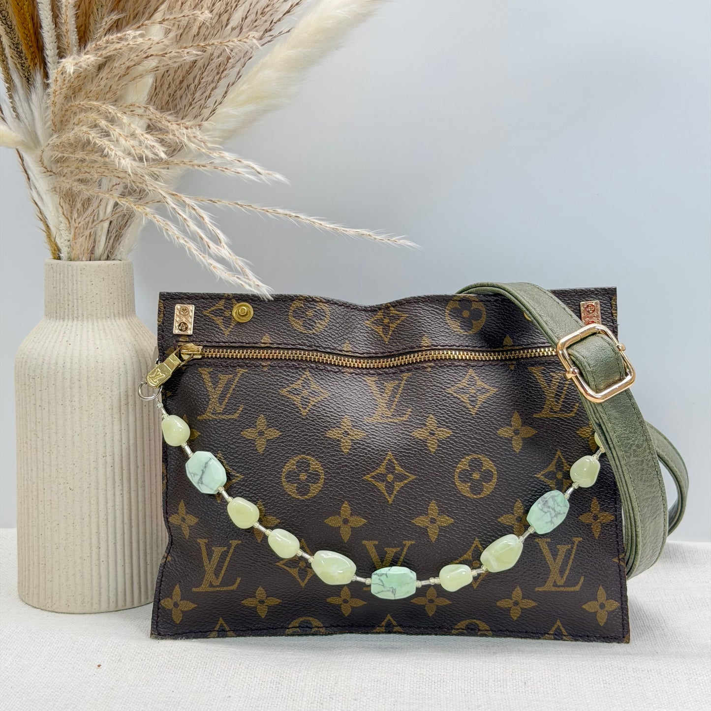Authentic Louis Vuitton Monogram Randonne Pouch Insert Crossbody