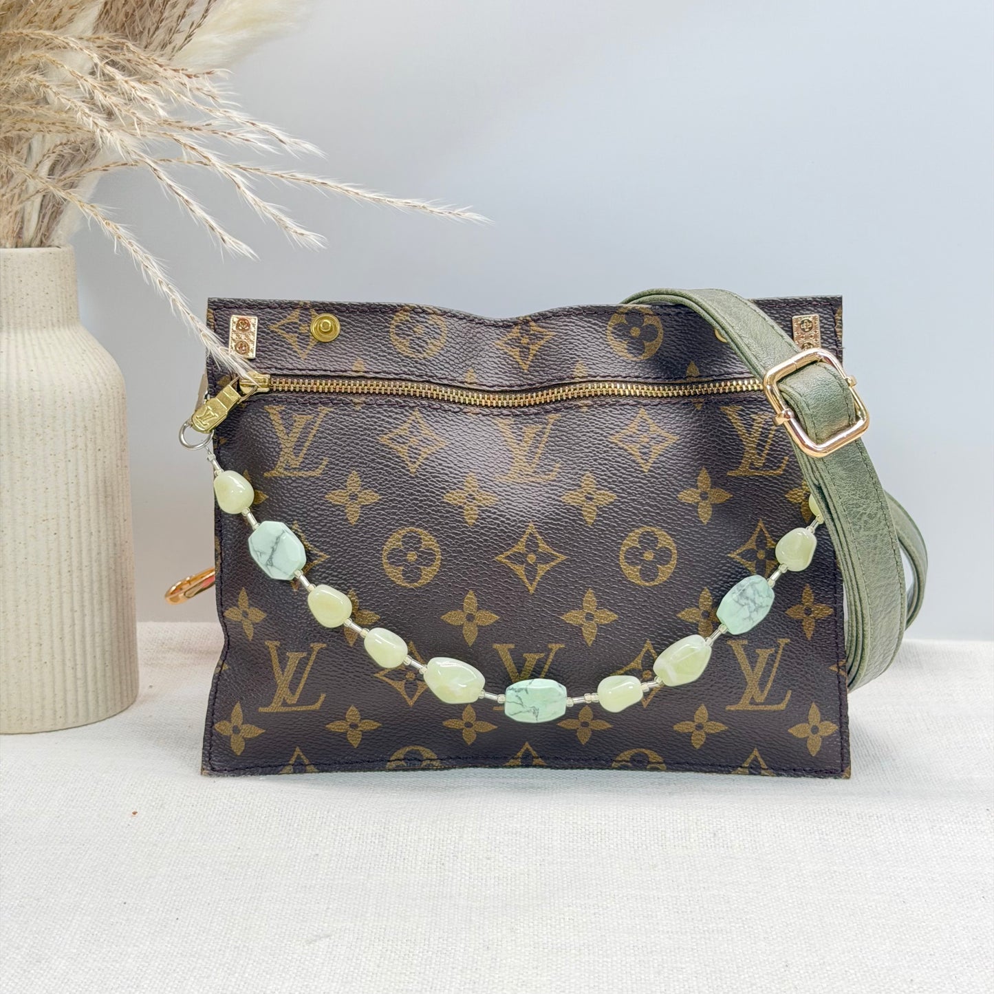 Authentic Louis Vuitton Monogram Randonne Pouch Insert Crossbody