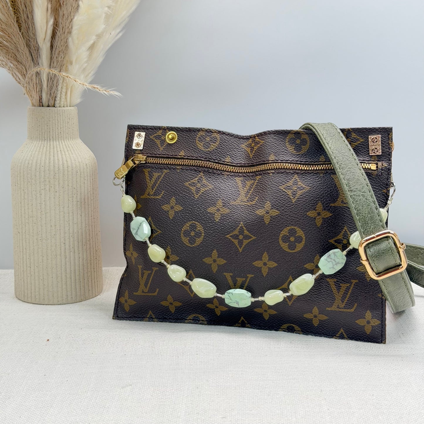 Authentic Louis Vuitton Monogram Randonne Pouch Insert Crossbody