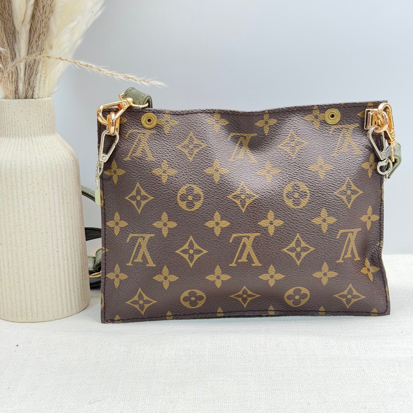 Authentic Louis Vuitton Monogram Randonne Pouch Insert Crossbody