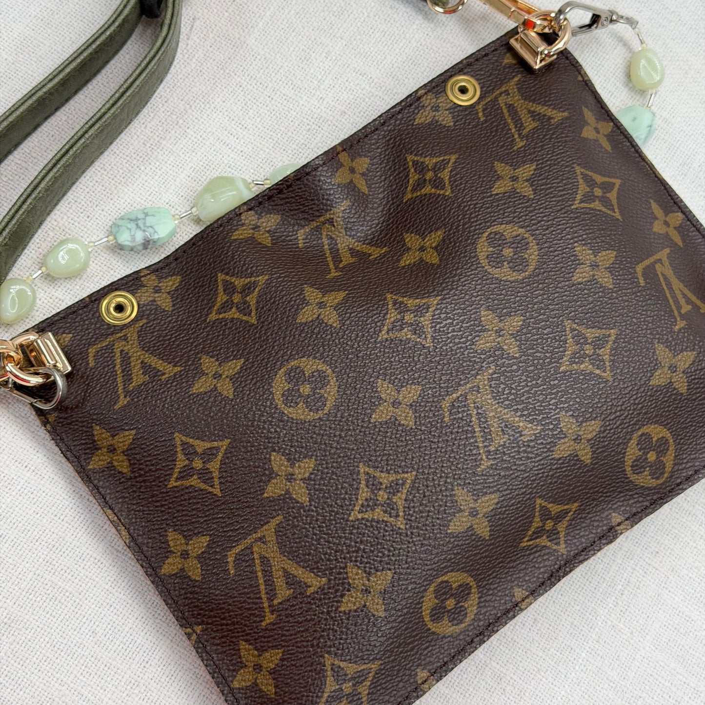 Authentic Louis Vuitton Monogram Randonne Pouch Insert Crossbody