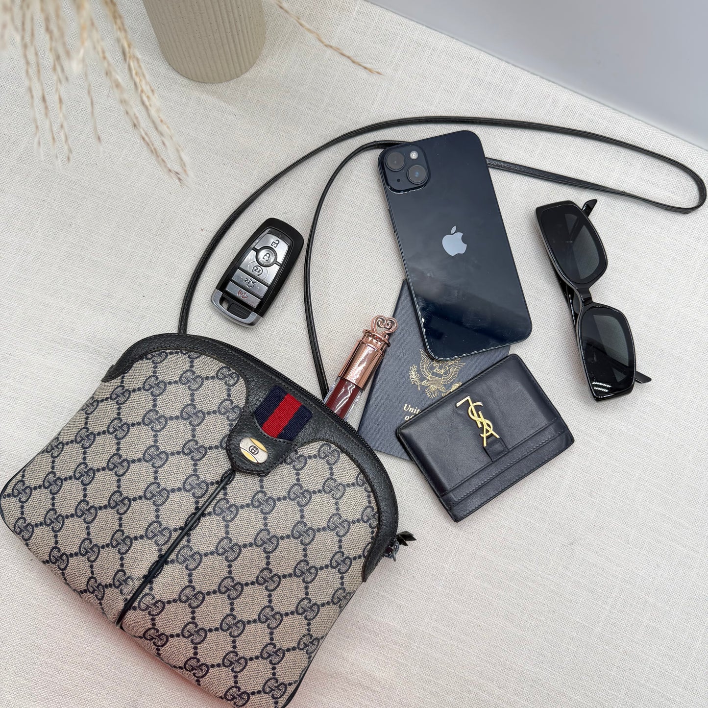 Authentic GUCCI Supreme Sherry Crossbody