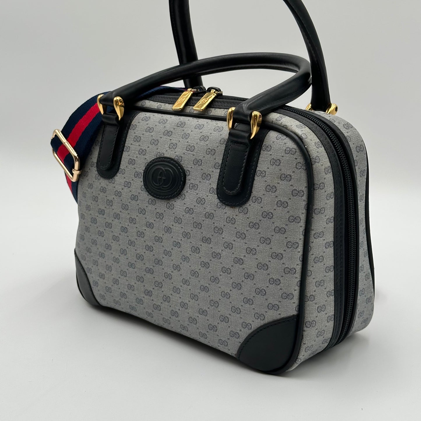 Authentic GUCCI Vintage Mini Boston Handbag