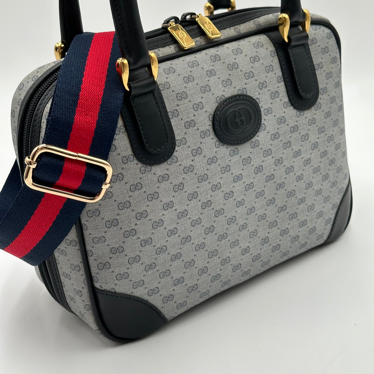 Authentic GUCCI Vintage Mini Boston Handbag