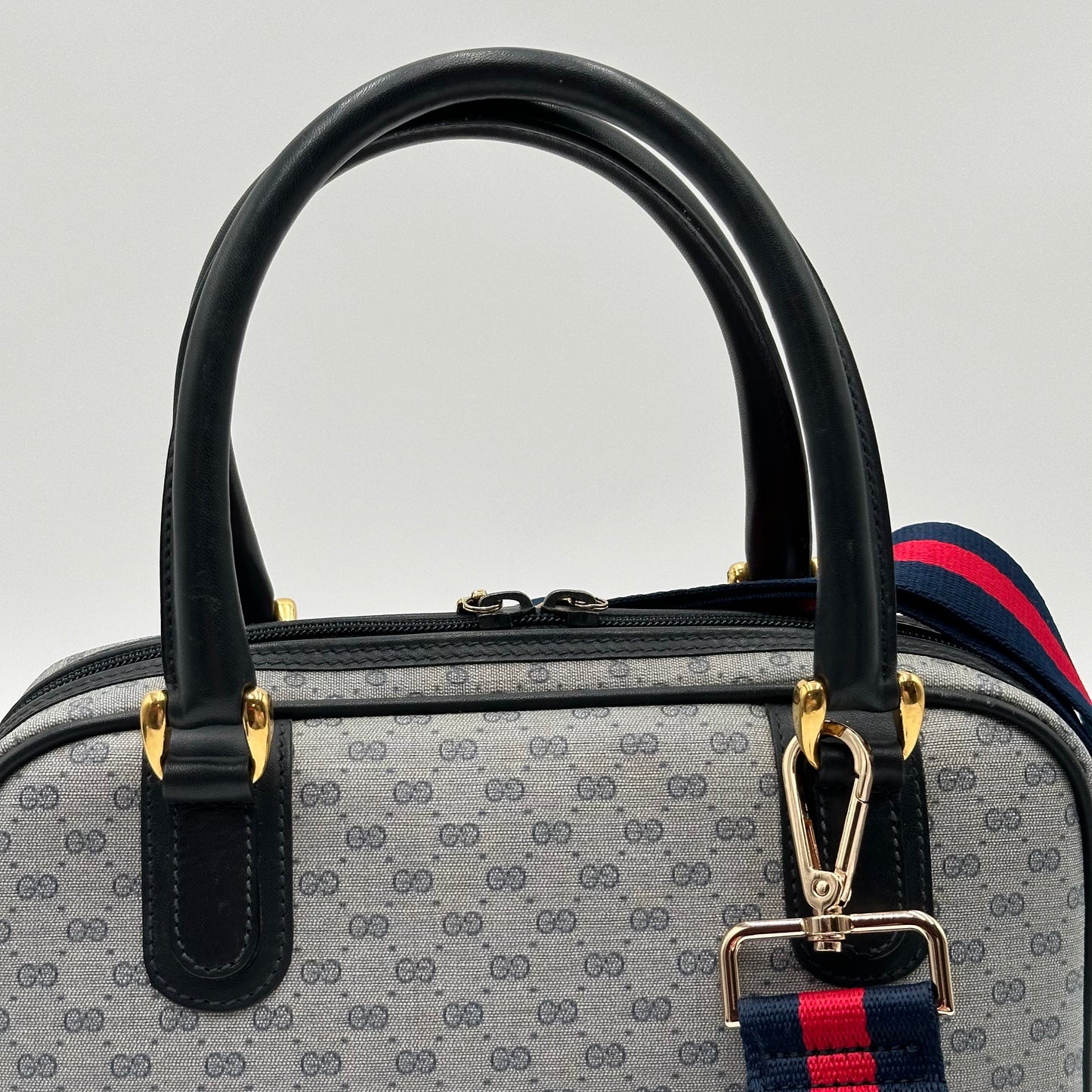 Authentic GUCCI Vintage Mini Boston Handbag