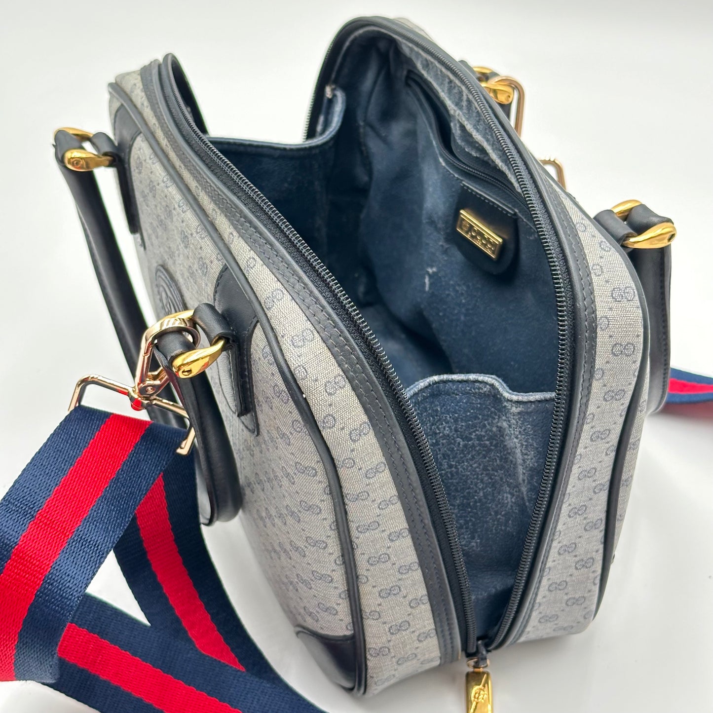 Authentic GUCCI Vintage Mini Boston Handbag