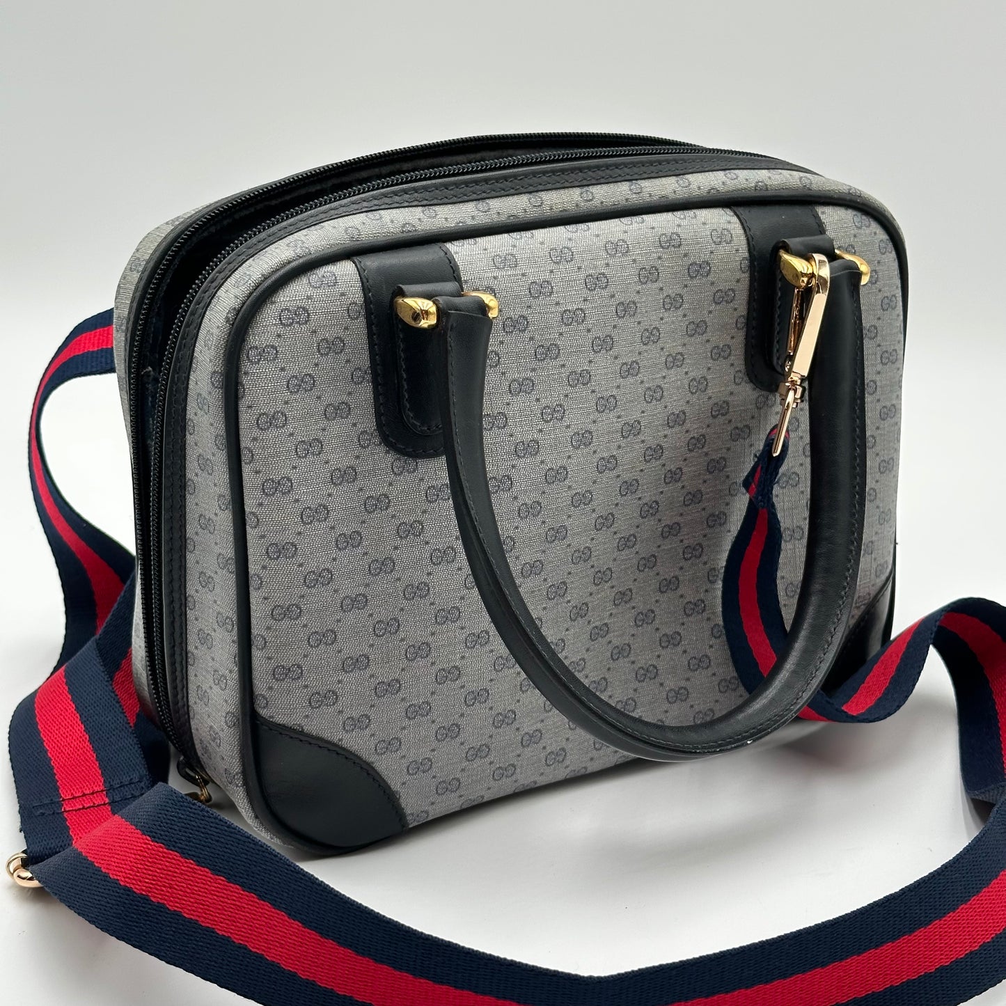 Authentic GUCCI Vintage Mini Boston Handbag