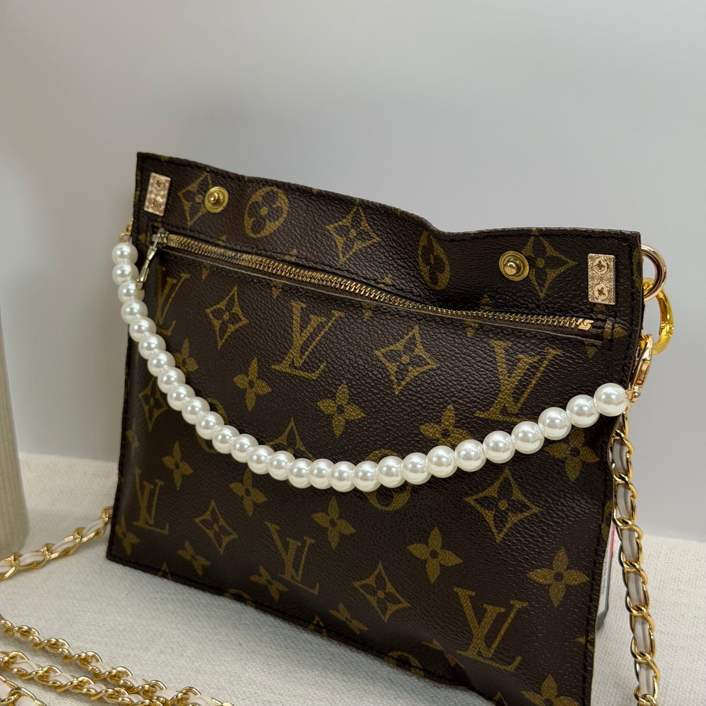Authentic Louis Vuitton Monogram Randonne Pouch Insert Crossbody