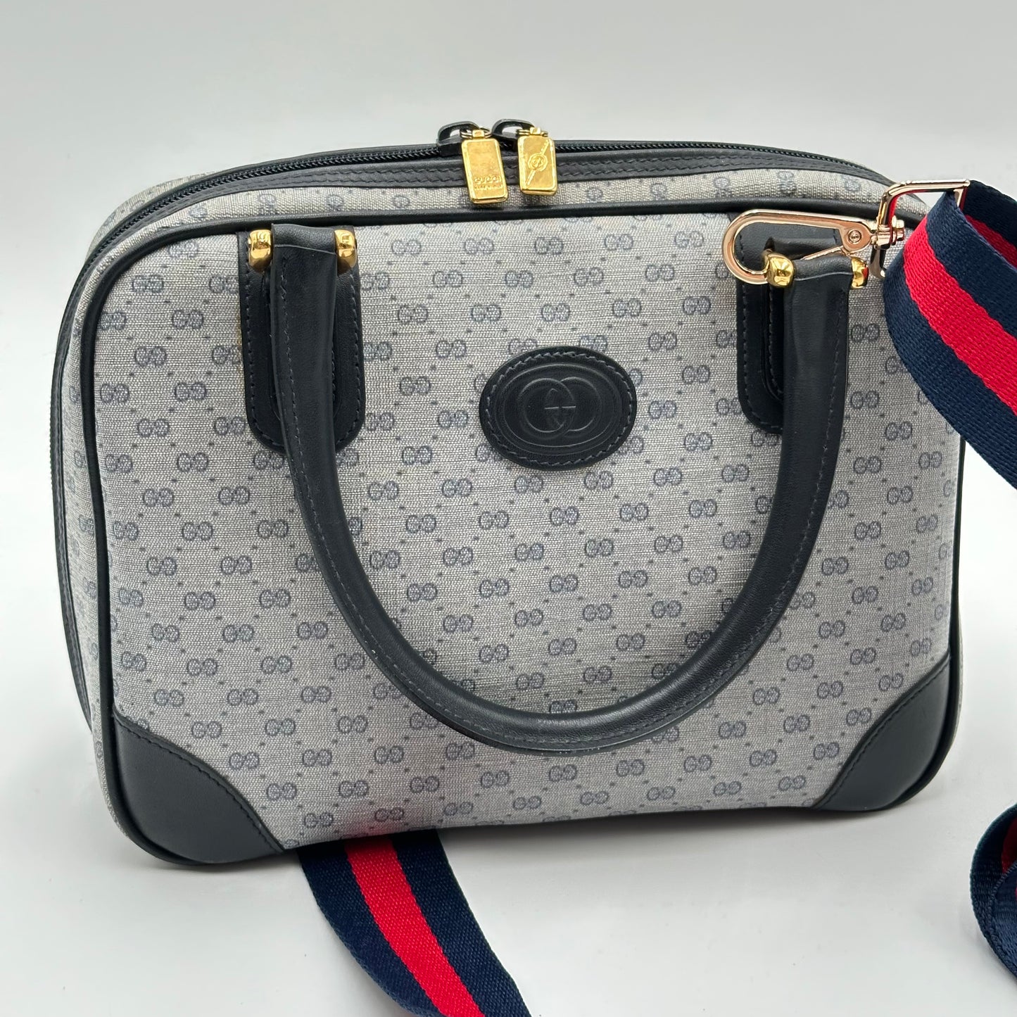 Authentic GUCCI Vintage Mini Boston Handbag