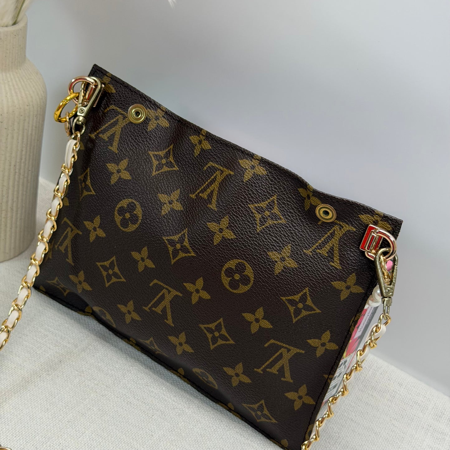 Authentic Louis Vuitton Monogram Randonne Pouch Insert Crossbody