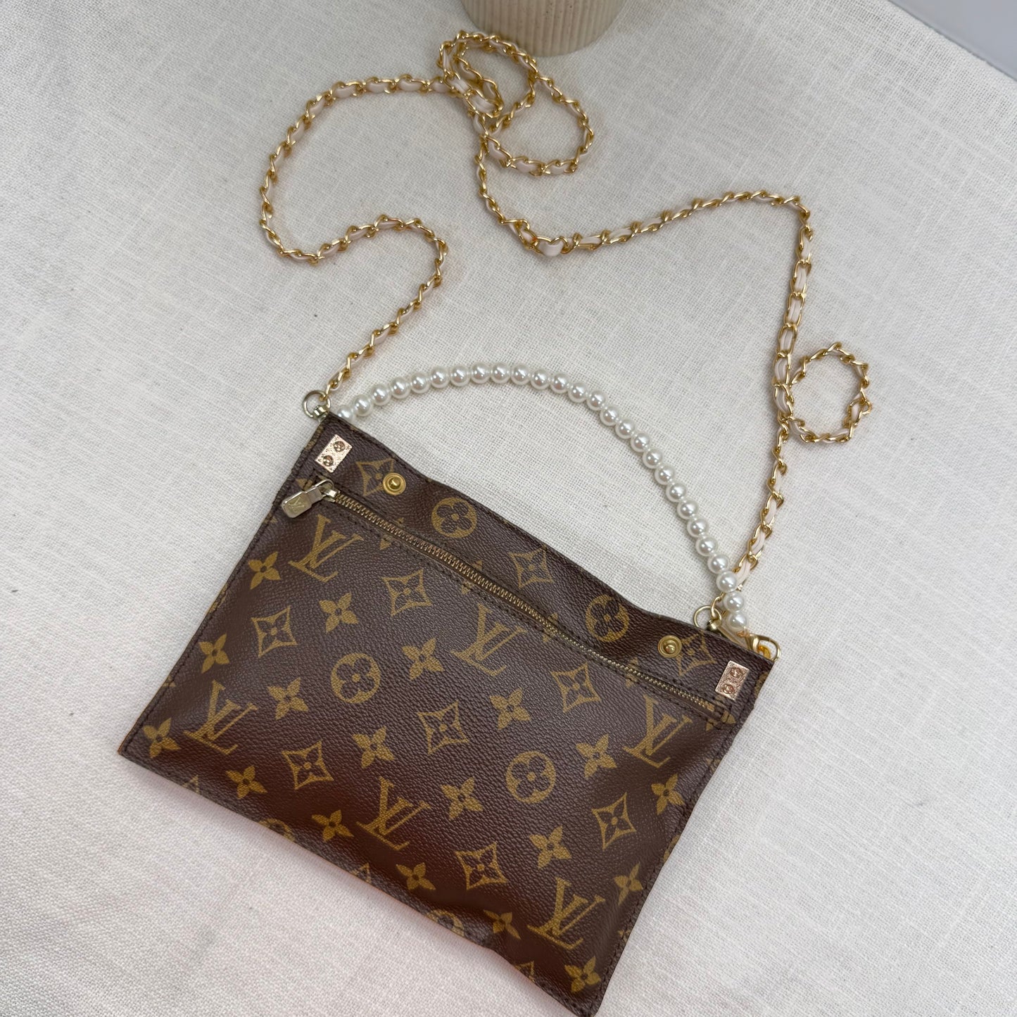 Authentic Louis Vuitton Monogram Randonne Pouch Insert Crossbody