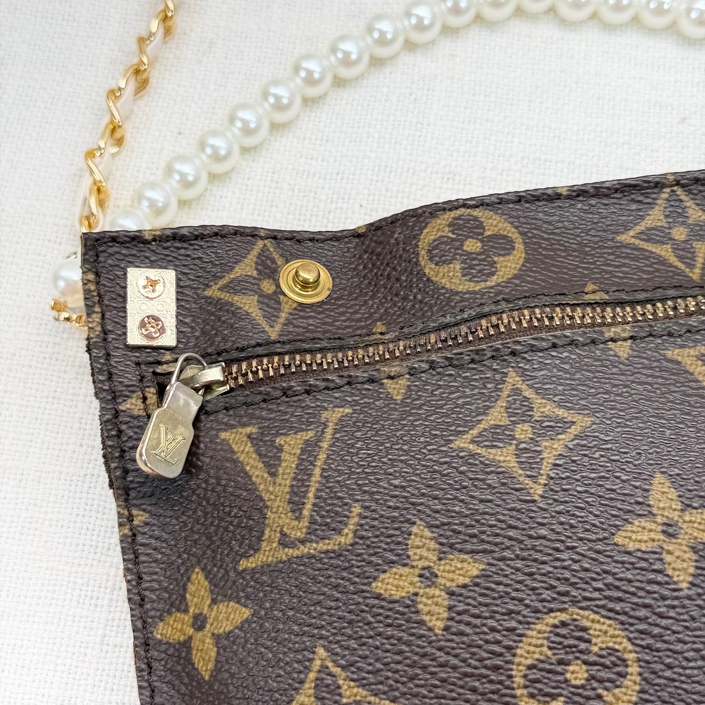 Authentic Louis Vuitton Monogram Randonne Pouch Insert Crossbody