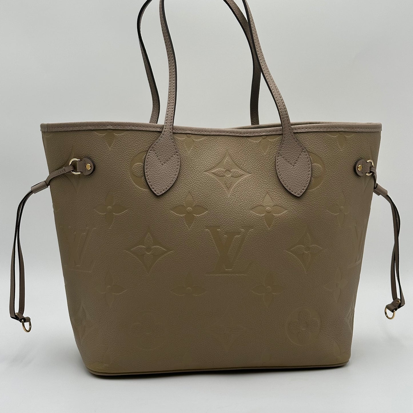 Authentic Louis Vuitton Turtle Dove Empreinte Neverfull MM