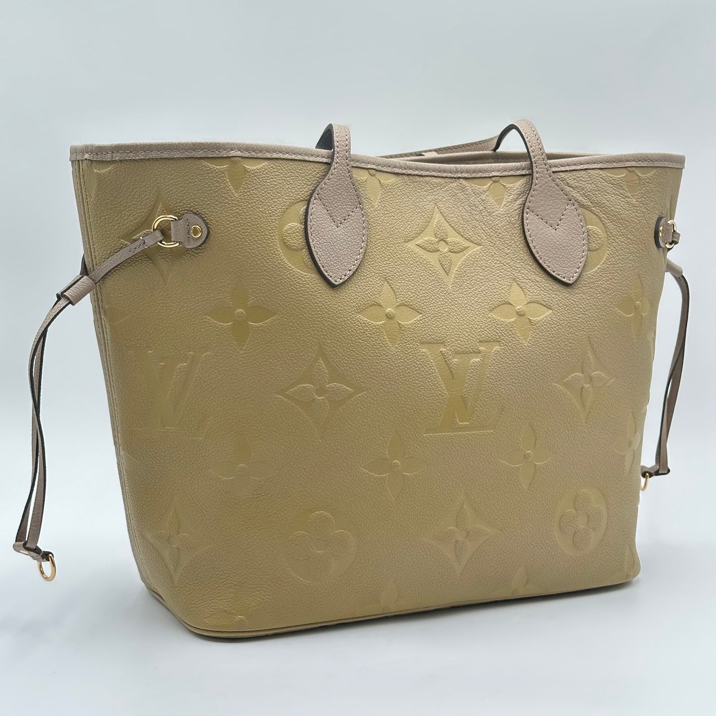 Authentic Louis Vuitton Turtle Dove Empreinte Neverfull MM