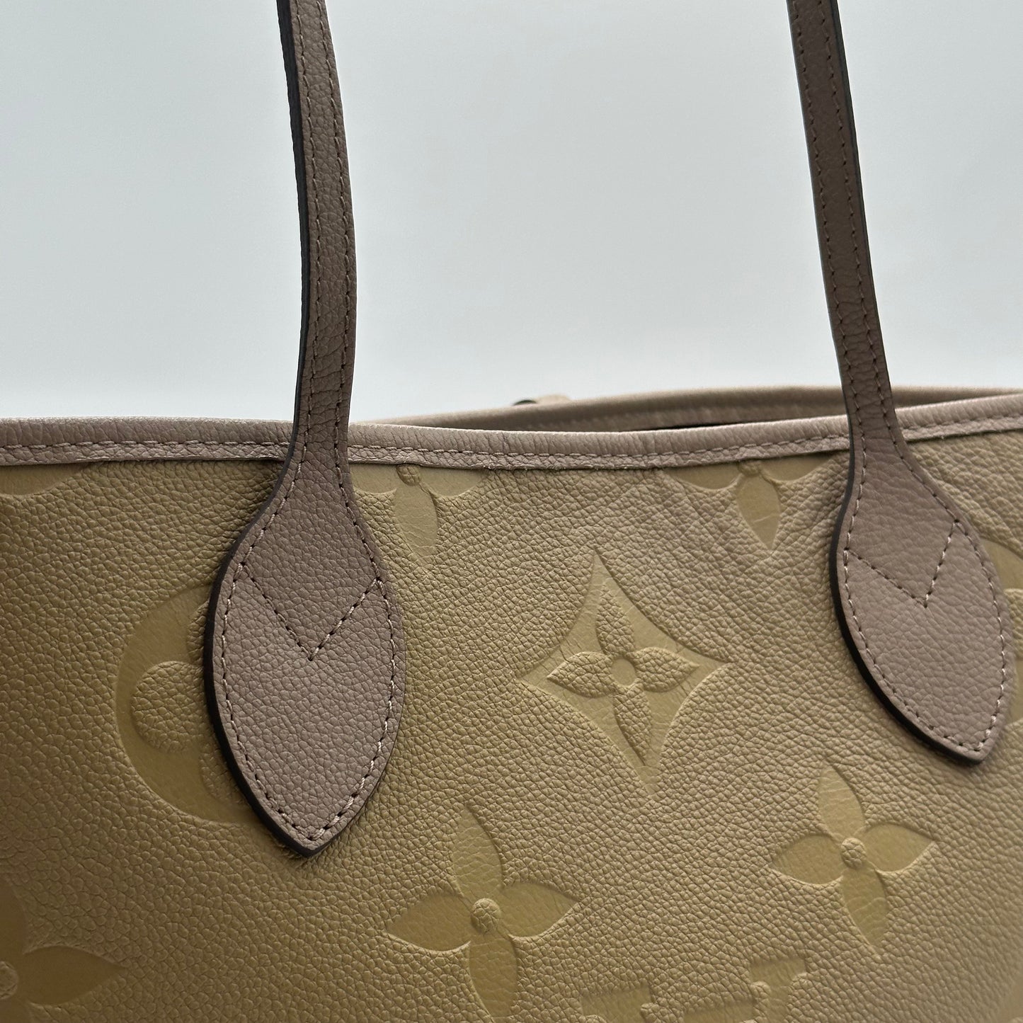 Authentic Louis Vuitton Turtle Dove Empreinte Neverfull MM