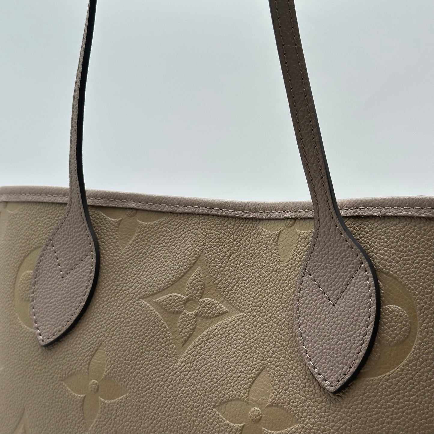 Authentic Louis Vuitton Turtle Dove Empreinte Neverfull MM