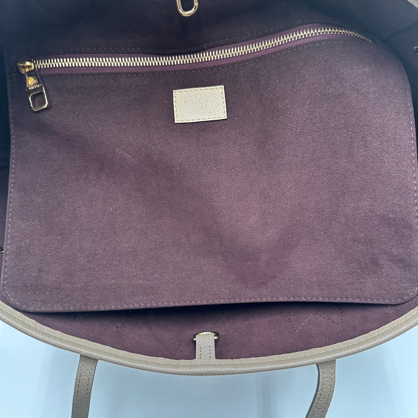 Authentic Louis Vuitton Turtle Dove Empreinte Neverfull MM