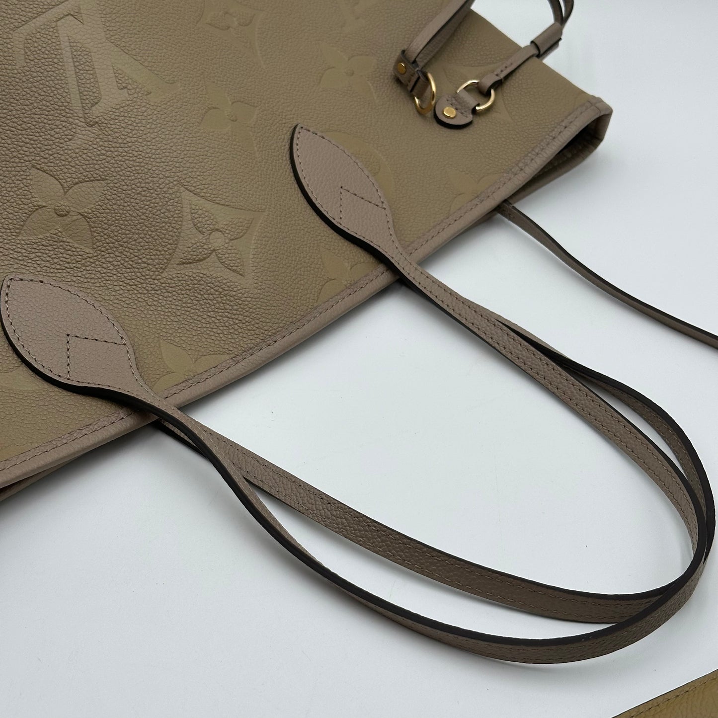 Authentic Louis Vuitton Turtle Dove Empreinte Neverfull MM