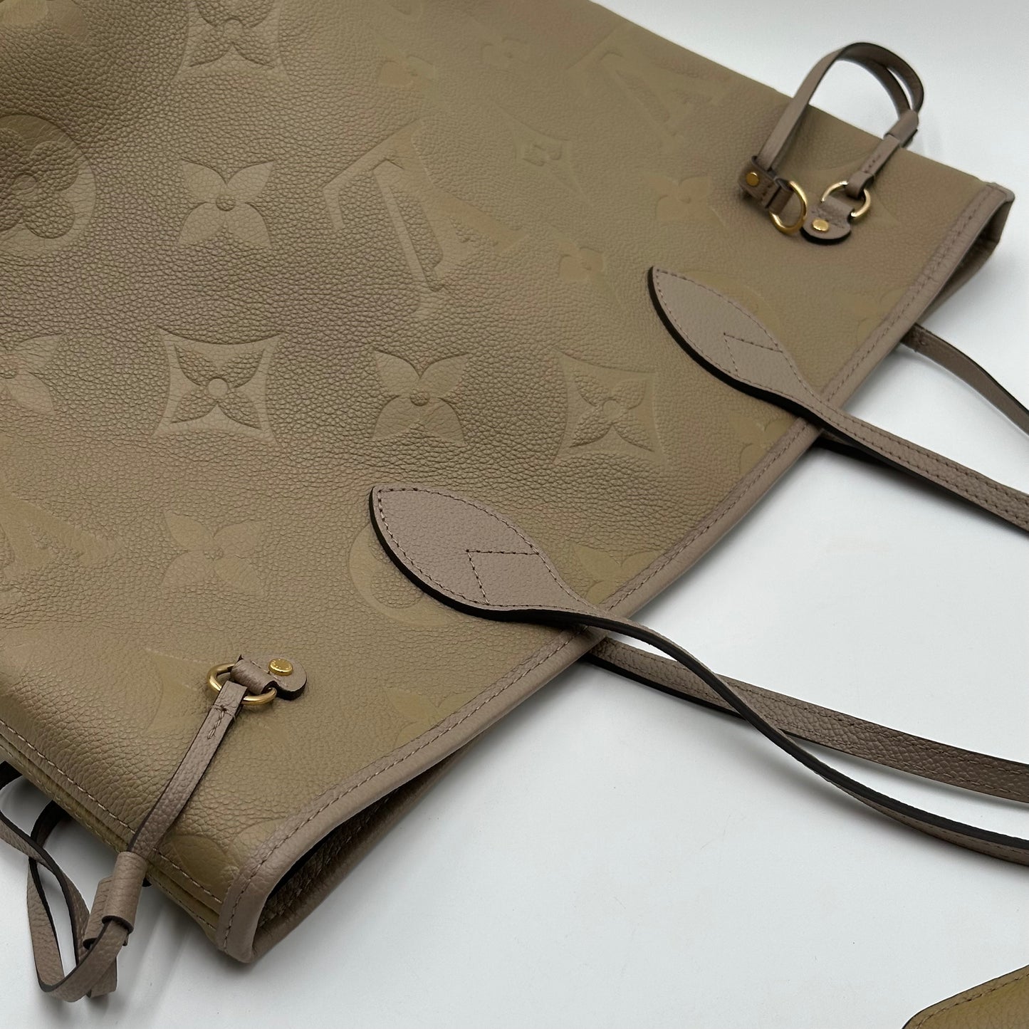 Authentic Louis Vuitton Turtle Dove Empreinte Neverfull MM