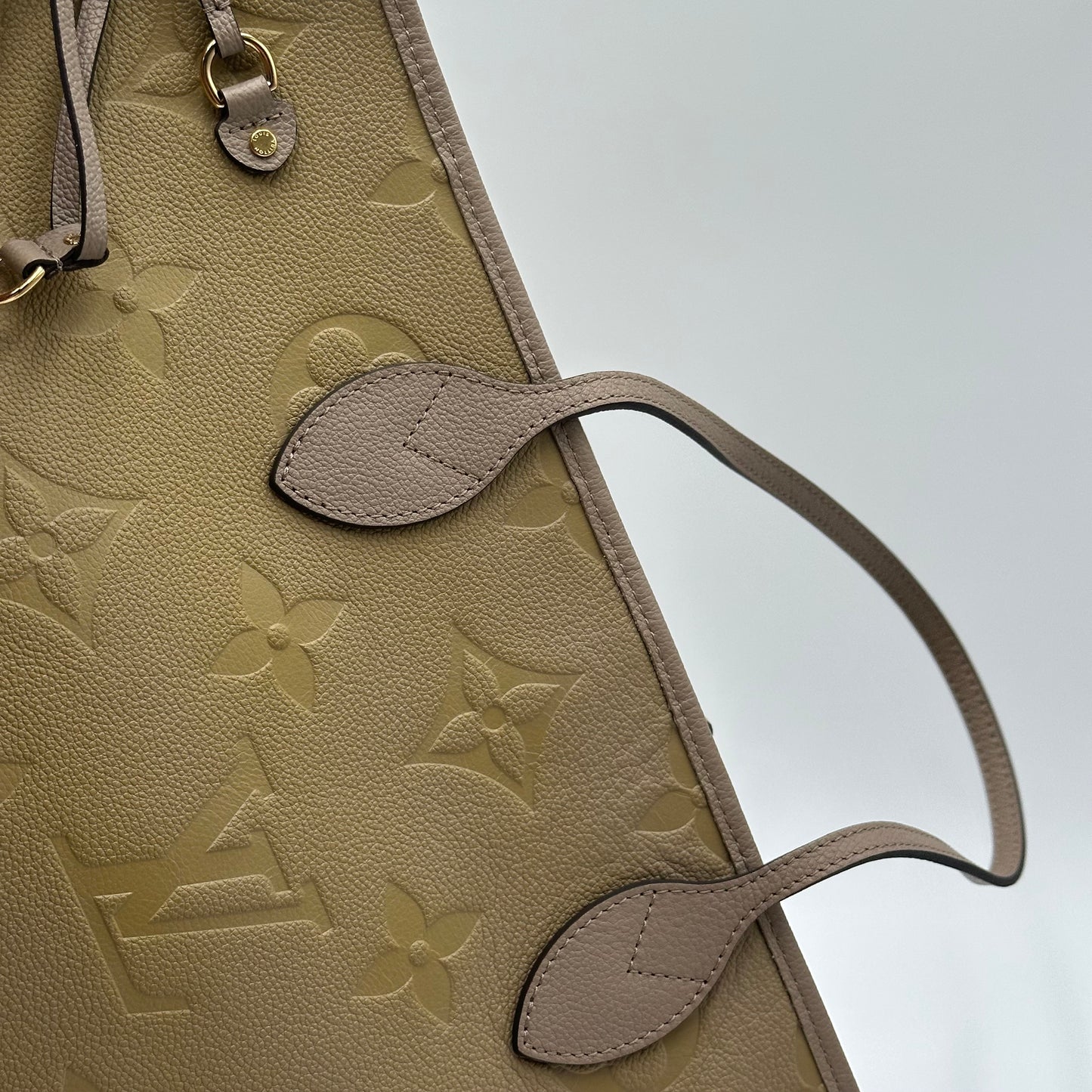 Authentic Louis Vuitton Turtle Dove Empreinte Neverfull MM