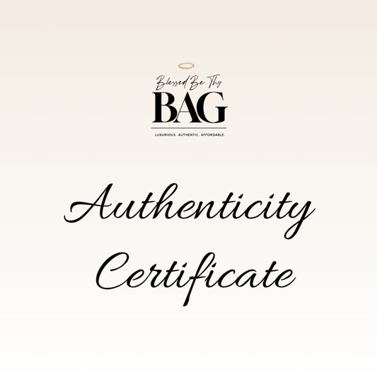 Authenticity Certificate (N/A for CHANEL)