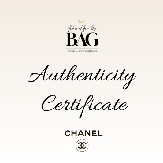 Authenticity Certificate for CHANEL
